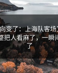 赛后风向变了：上海队客场又栽了，对位调整把人看麻了，一瞬间全变味了